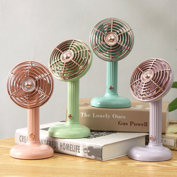 Ladies Portable Table Fan with Flexible Tilt Mechanism Bowlift