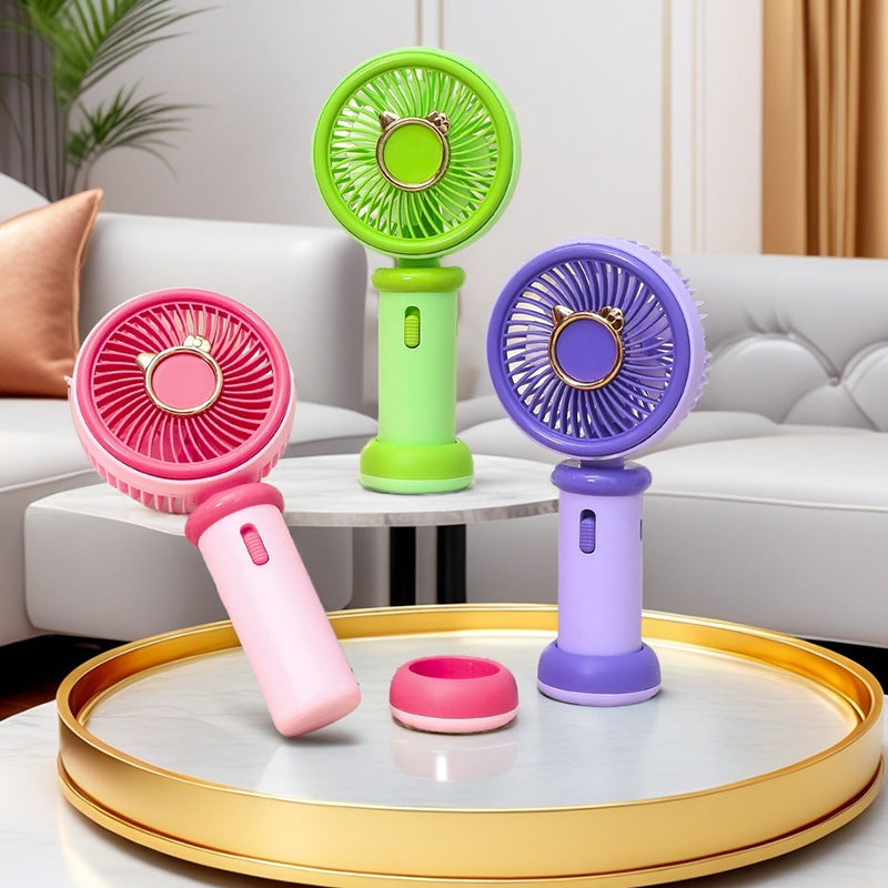 Portable Mini Hand Fan with Animal Design Bowlift