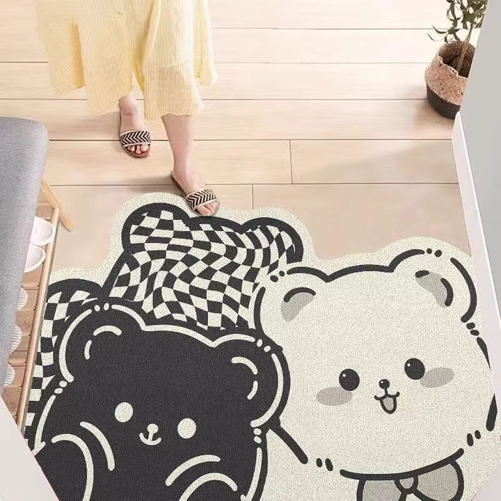 Fun Cat-Themed Indoor Mat Bowlift