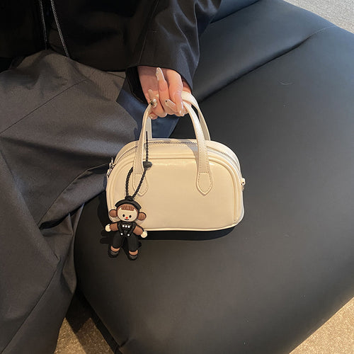 Premium Mini Leather Handbag Bowlift