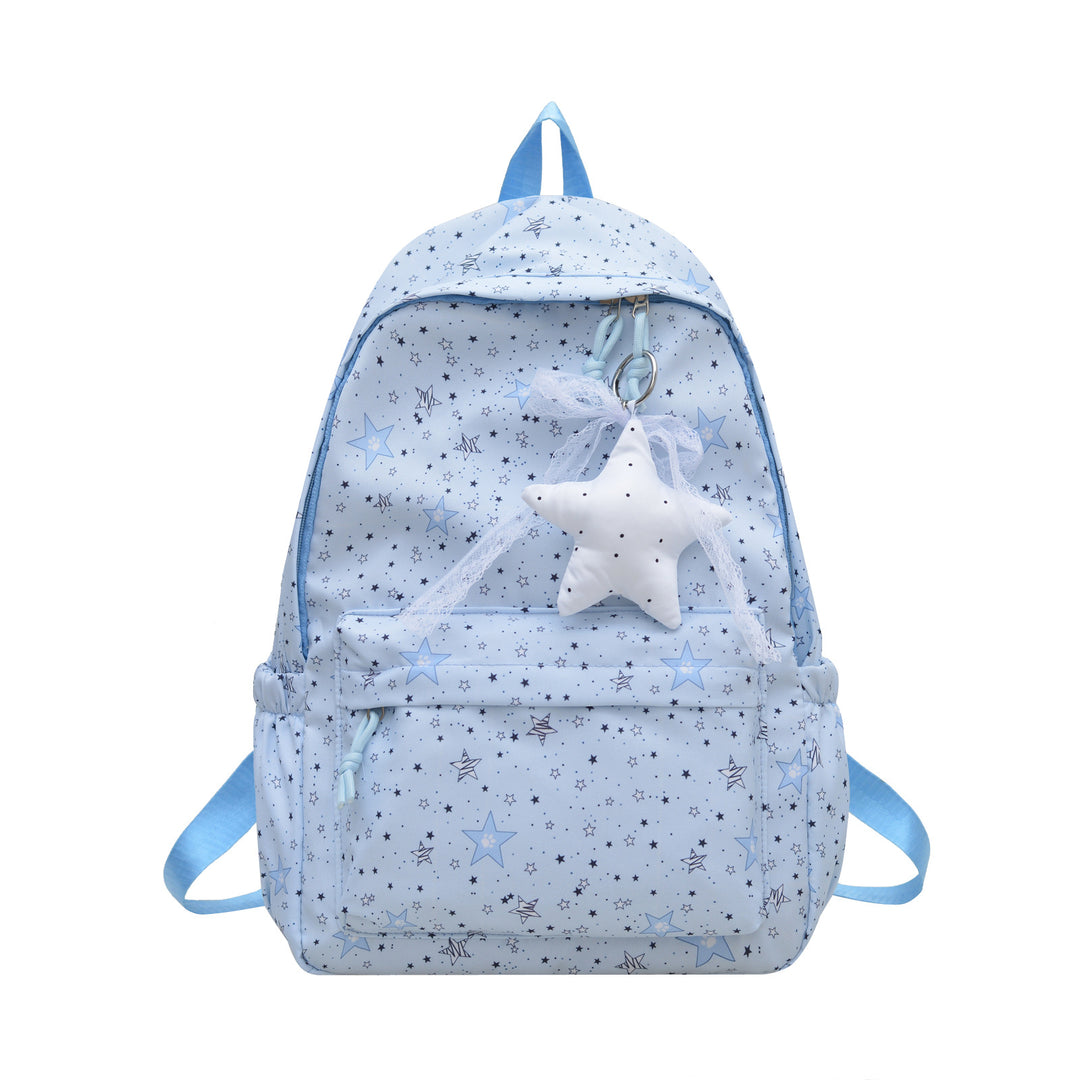 Cute Star Pattern Backpack Bowlift