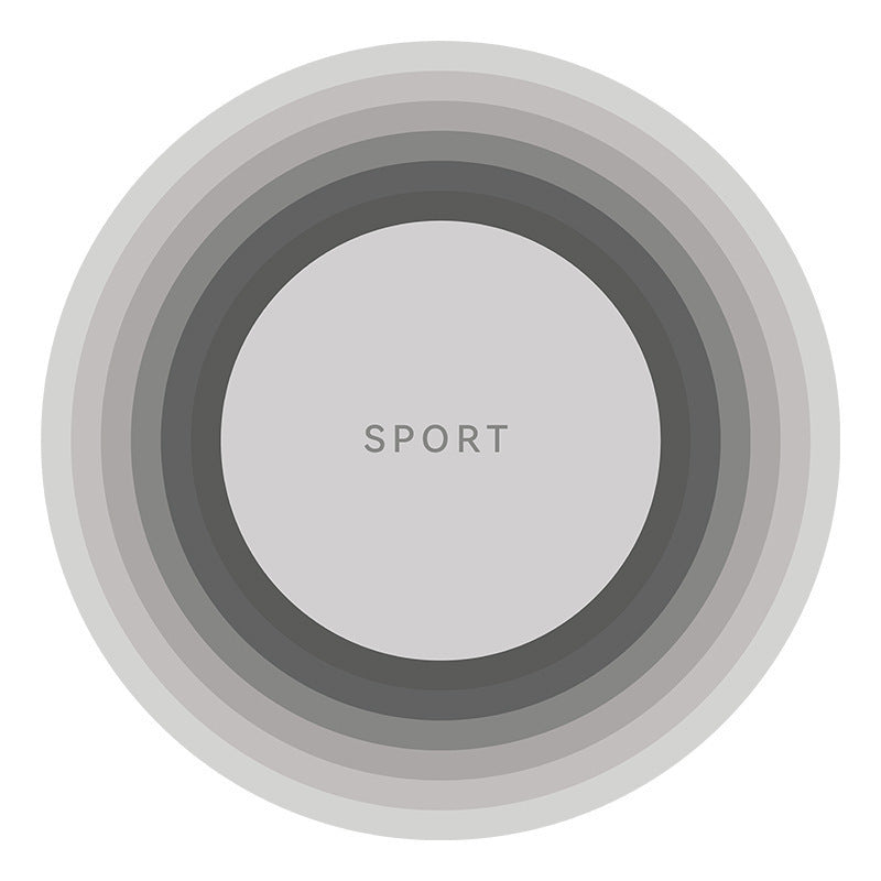 Abstract Sports-Themed Area Mat Bowlift