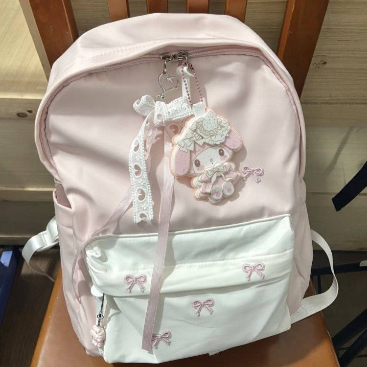 Whimsical Plush Character Backpack Bowlift