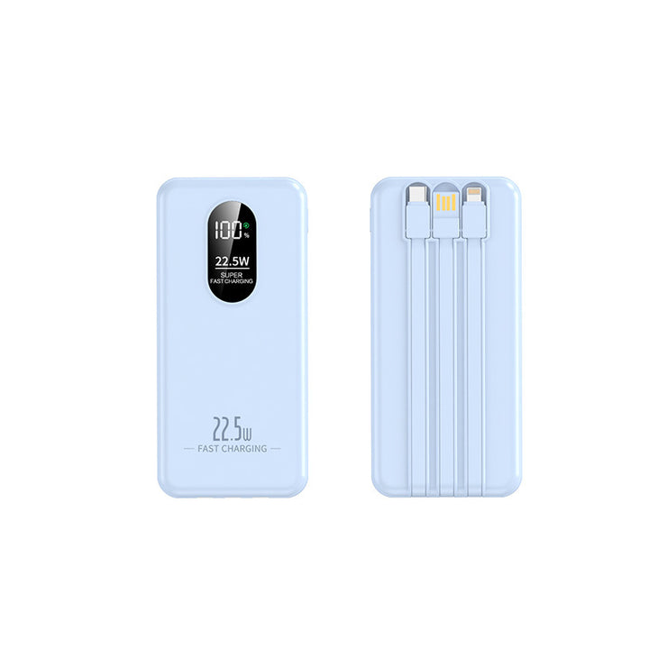 Portable power bank with intelligent fast charging function and digital capacity display Bowlift