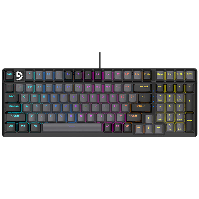 Mechanical Gaming Keyboard with Enhanced Key Response Bowlift