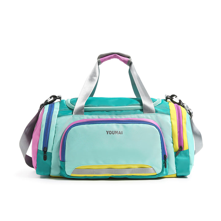 Colorful Multi-Compartment Sports Duffel