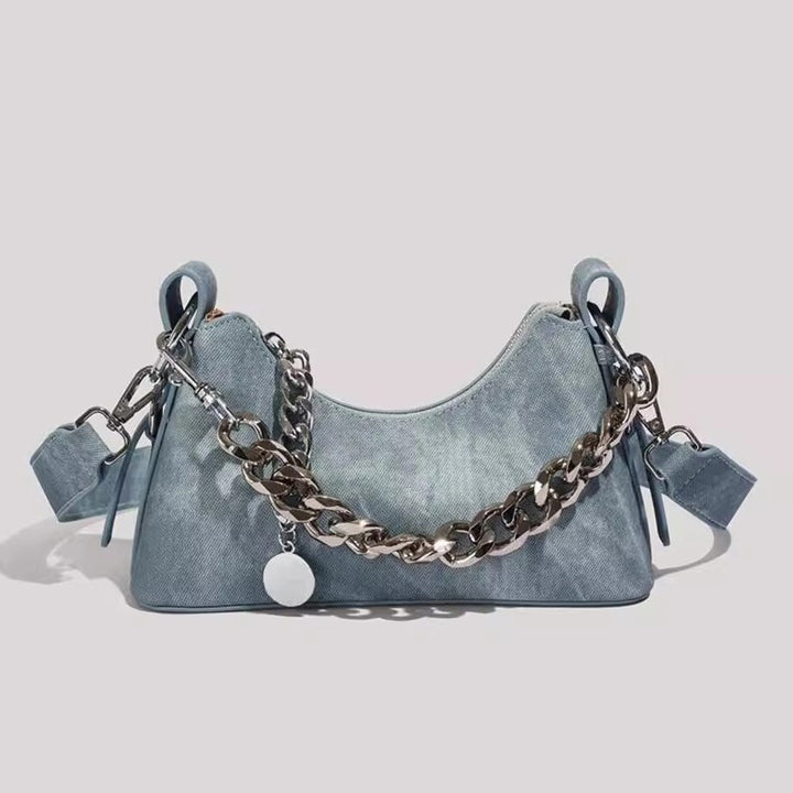 Stylish Chain Detail Handbag Bowlift