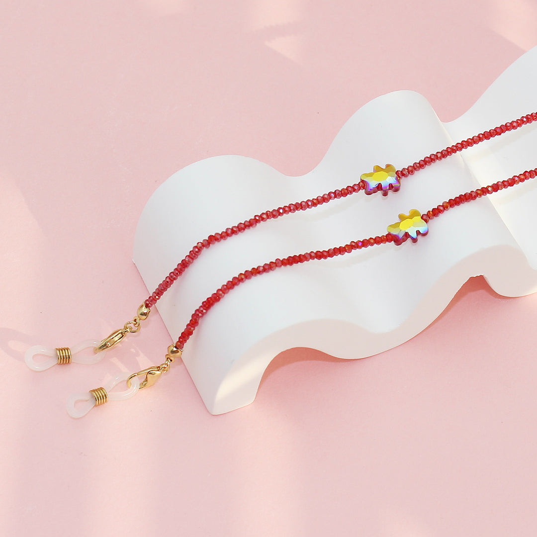 Beaded Eyewear Chain Bowlift