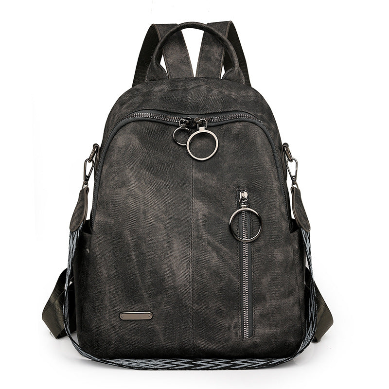 Versatile Textured Casual Backpack Bowlift