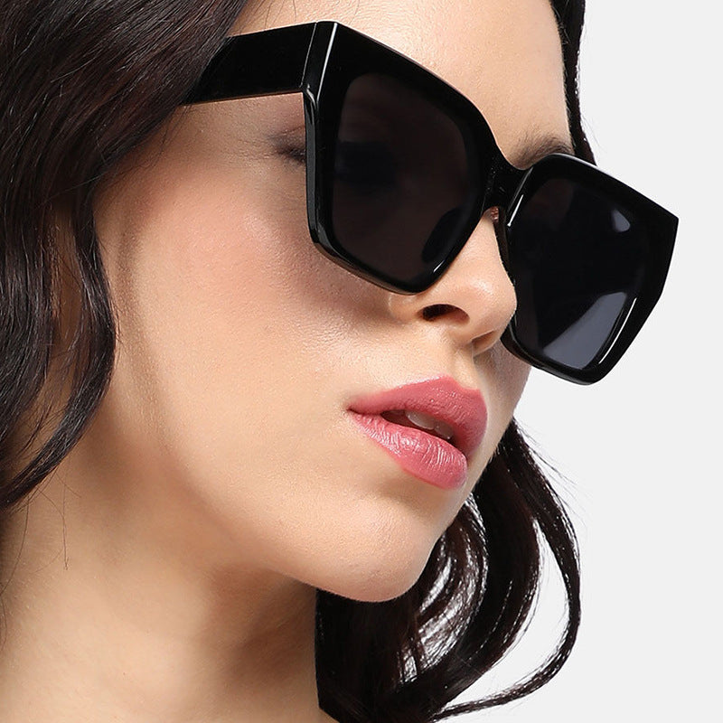 Women's geometric glasses in stylish tortoiseshell pattern Bowlift