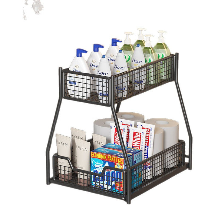 Two-Tier Wire Storage Organizer Bowlift