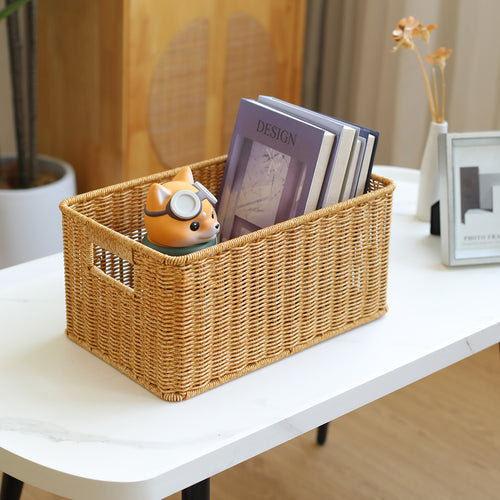 Stylish Woven Storage Bin Bowlift