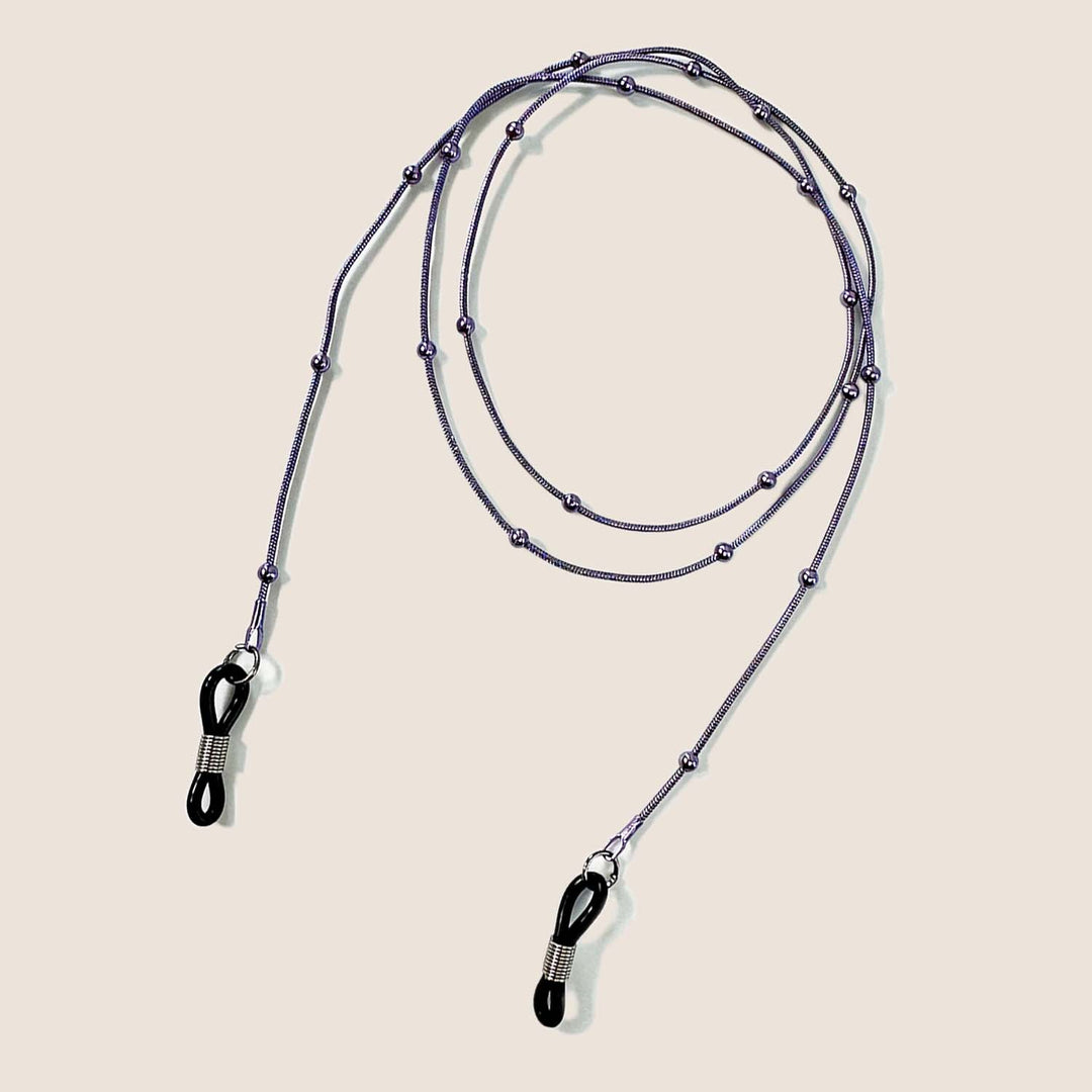 Lightweight Beaded Eyewear Retainer Bowlift