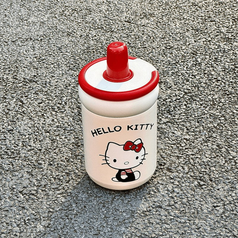 Ladies drinking cup with funny Hello Kitty design Bowlift