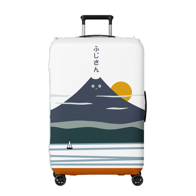 Unisex hard-shell travel suitcase with creative ice cream design Bowlift