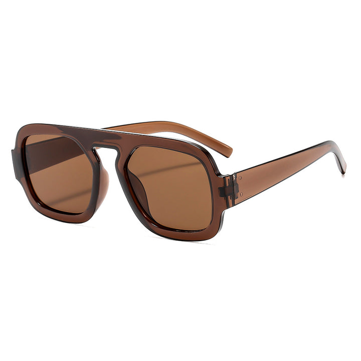 Men's Bold Retro-Inspired Square Sunglasses Bowlift