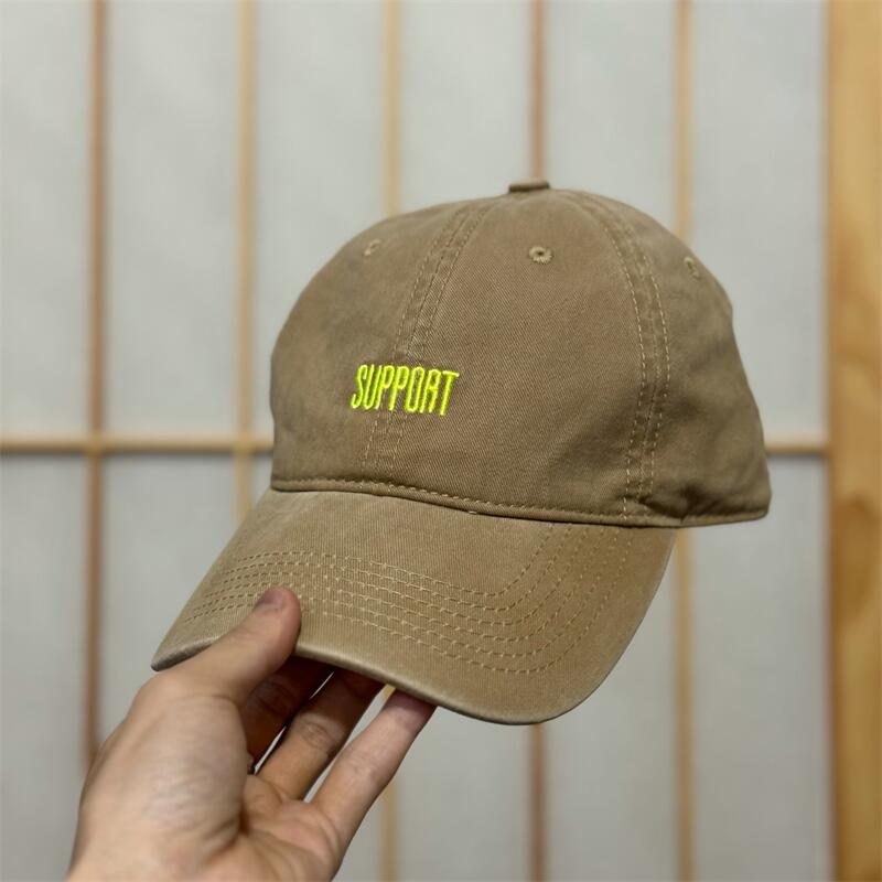 Men's Supportive Embroidered Cotton Baseball Cap Bowlift