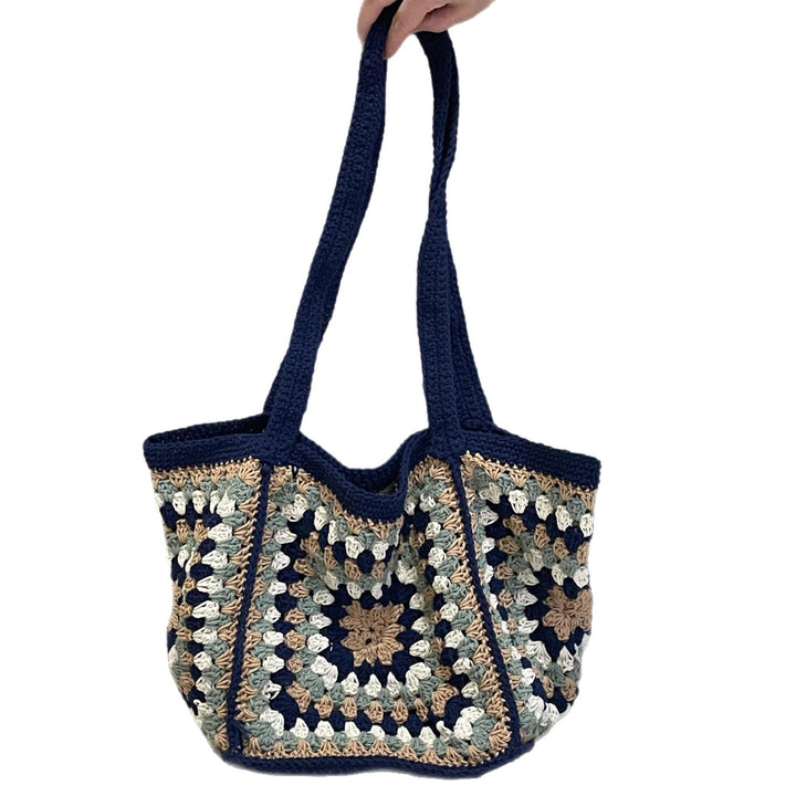 Hand-knotted shoulder bag with vintage pattern Bowlift