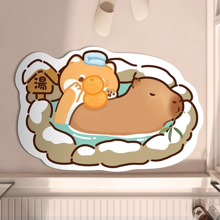 Cartoon-Themed Indoor Bath Mat