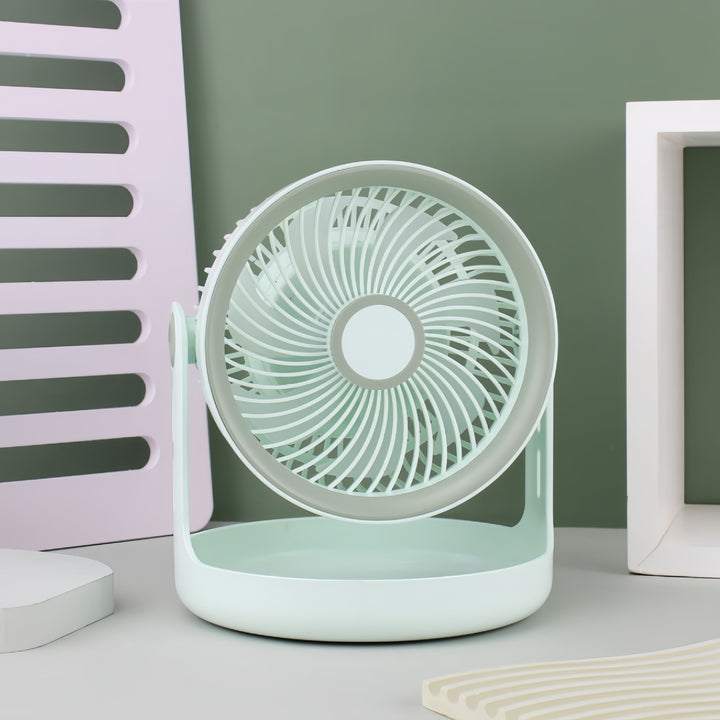 Women's portable table fan with ergonomic design and easy handling Bowlift