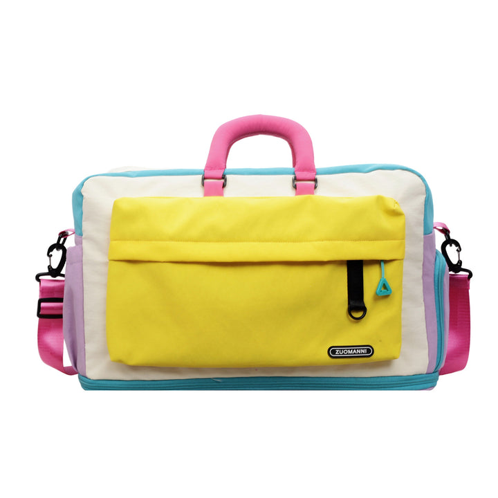 Colorful Multi-Pocket Travel Duffle Bag Bowlift