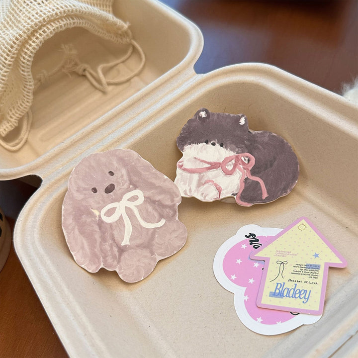 Playful refrigerator magnet with cute animal design Bowlift