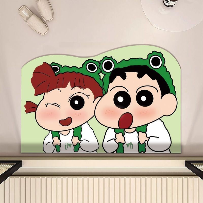 Playful Cartoon-Themed Floor Mat Bowlift