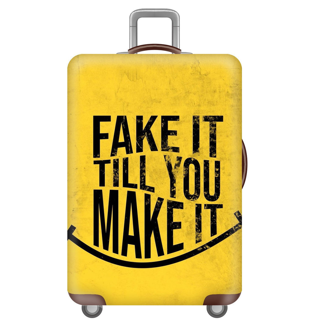 Unisex Hard Shell Suitcase with Inspiring Cityscape Bowlift