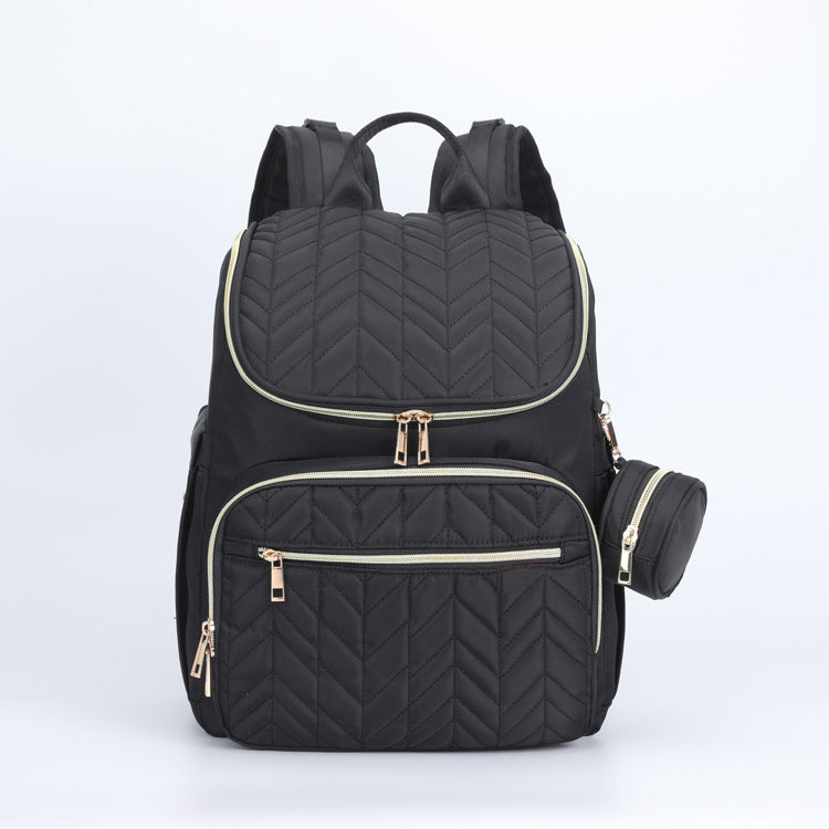Elegant Multi-Functional Quilted Backpack Bowlift