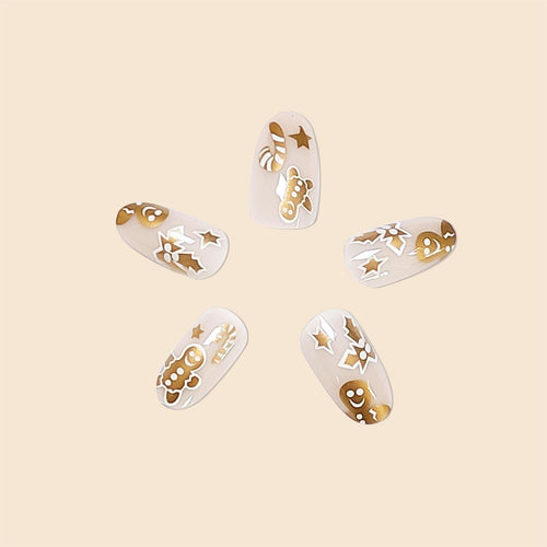 Gold Foil Decorative Nail Art
