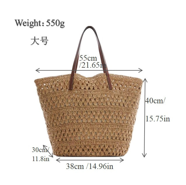 Handwoven Macrame Beach Bag Bowlift