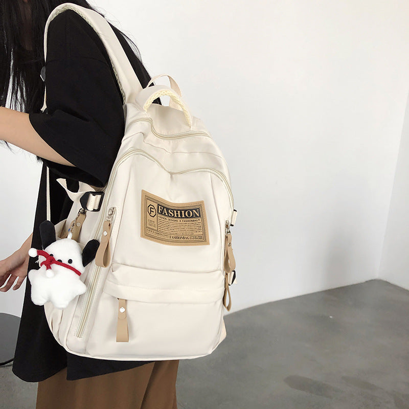 Multi-Compartment Casual Backpack Bowlift
