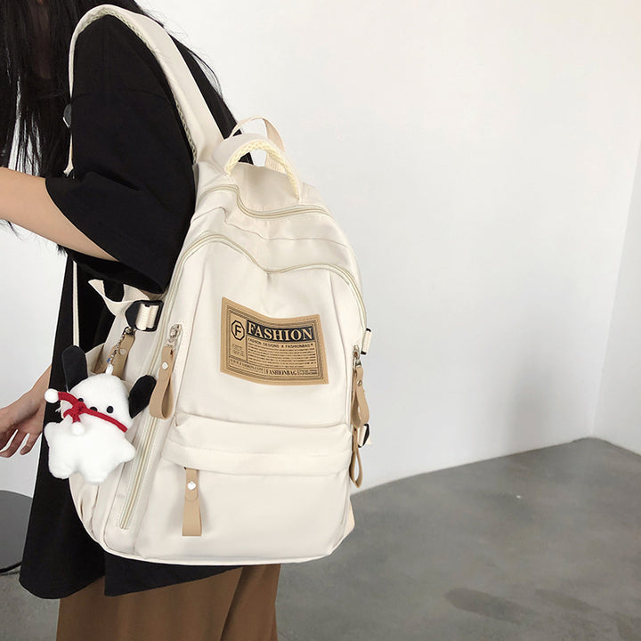Multi-Compartment Casual Backpack Bowlift