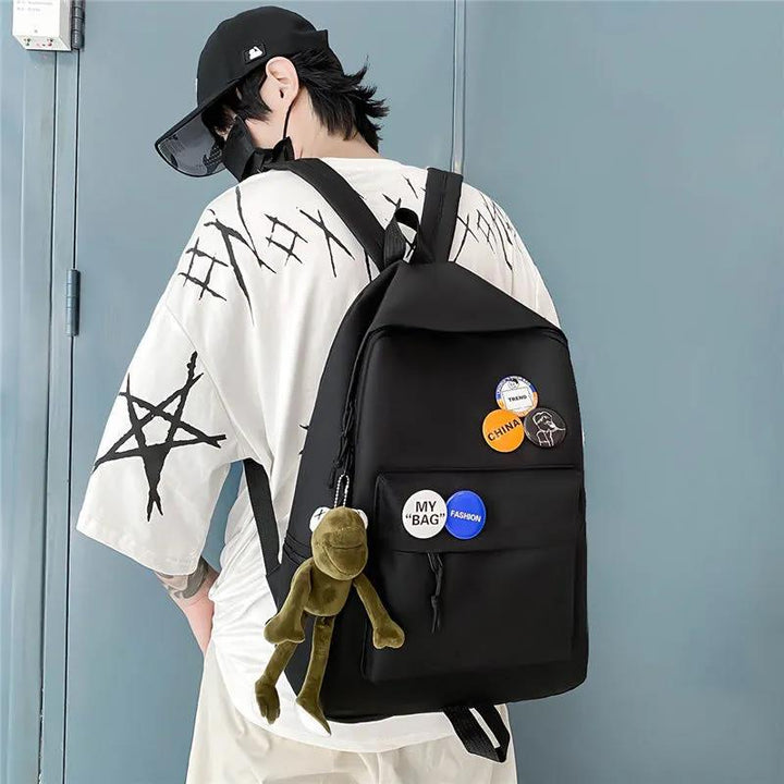 Casual Canvas Backpack Bowlift