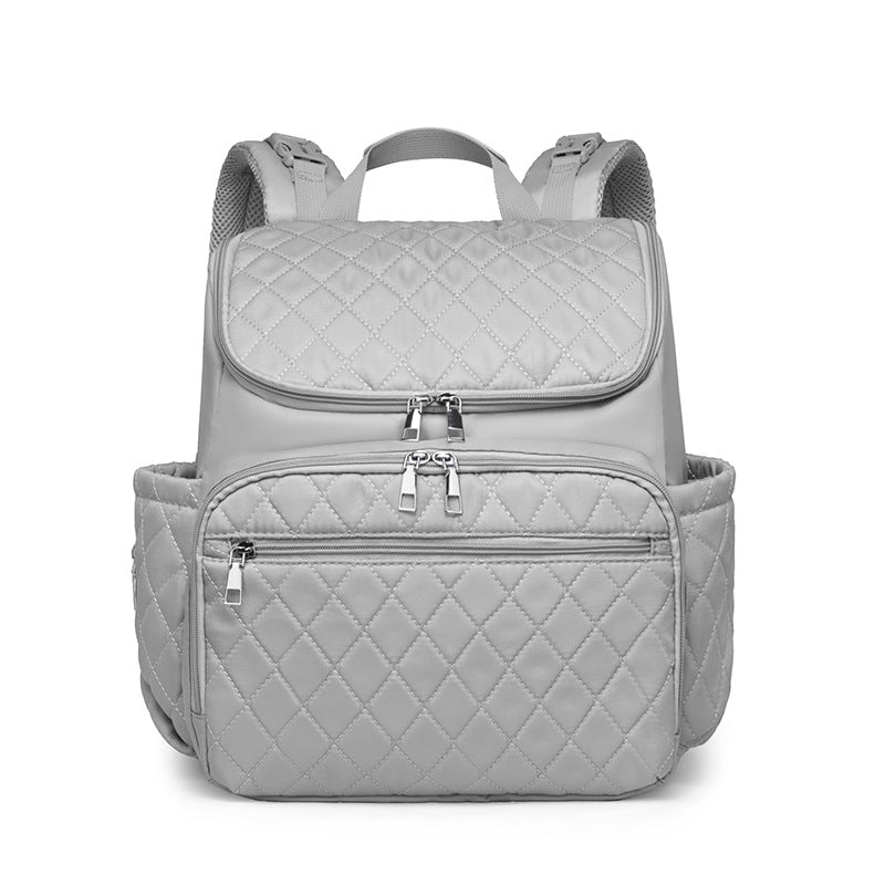 Quilted Multi-Functional Diaper Backpack Bowlift
