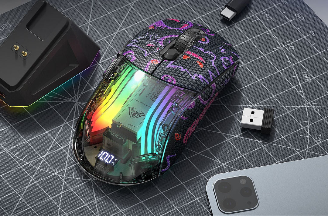Wireless RGB Gaming Mouse Bowlift