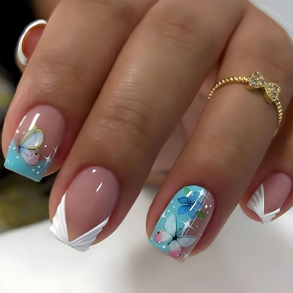 Floral Gradient Nail Art Design Kit Bowlift