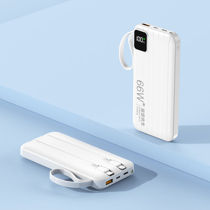 High-performance power bank with digital charge status indicators Bowlift