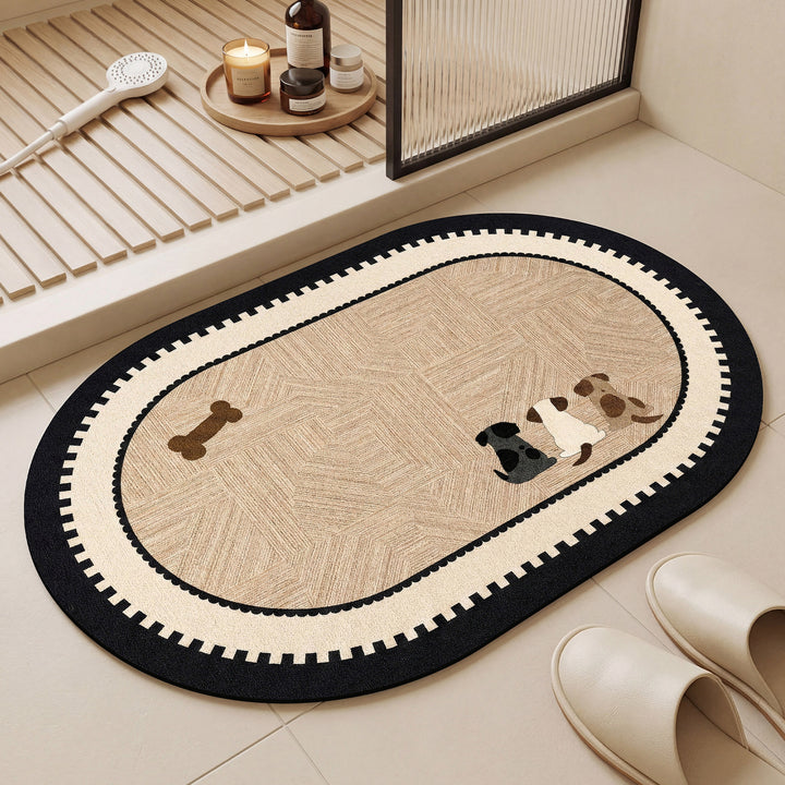 Cartoon-Themed Non-Slip Bath Mat Bowlift