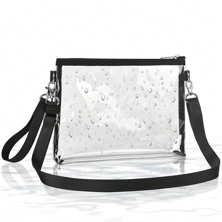 Transparent shoulder bag with adjustable shoulder strap Bowlift