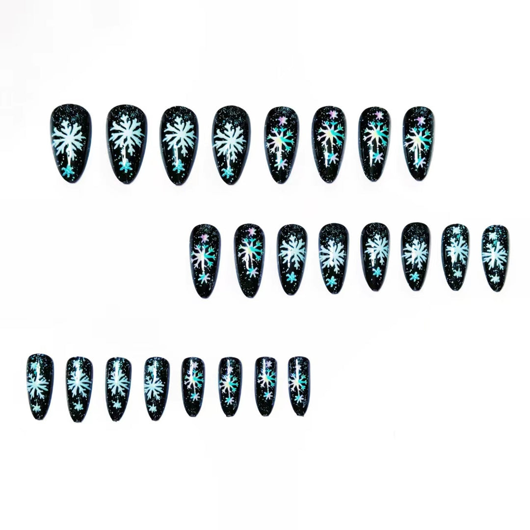 Creative Snowflake Nail Art Bowlift