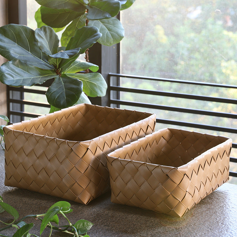 Handwoven Storage Tray Bowlift