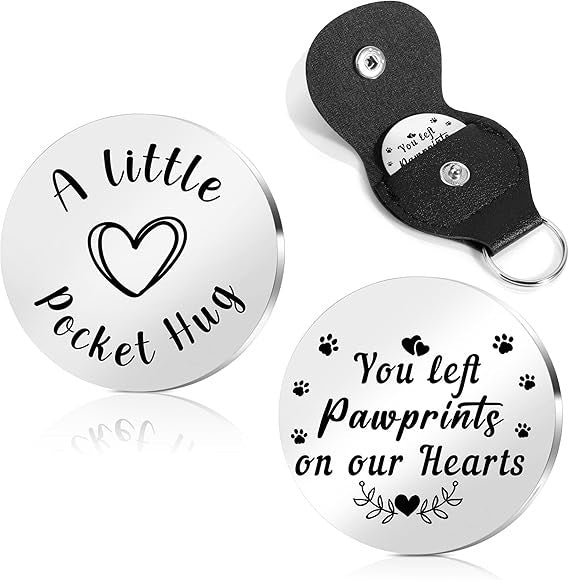 Engraved Pocket Hug Memorial Keepsake Coin