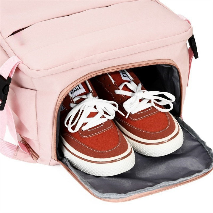Everyday backpack with ergonomic carrying system and practical compartments Bowlift