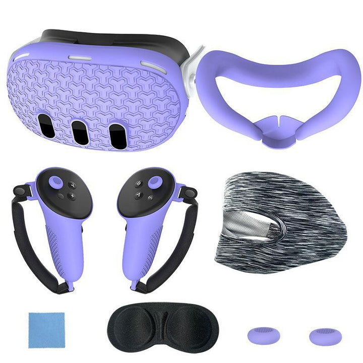 VR Accessory Set with Ergonomic Grip Base Bowlift