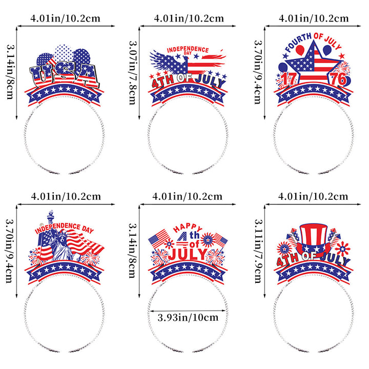 Women's festive headband collection for Independence Day Bowlift