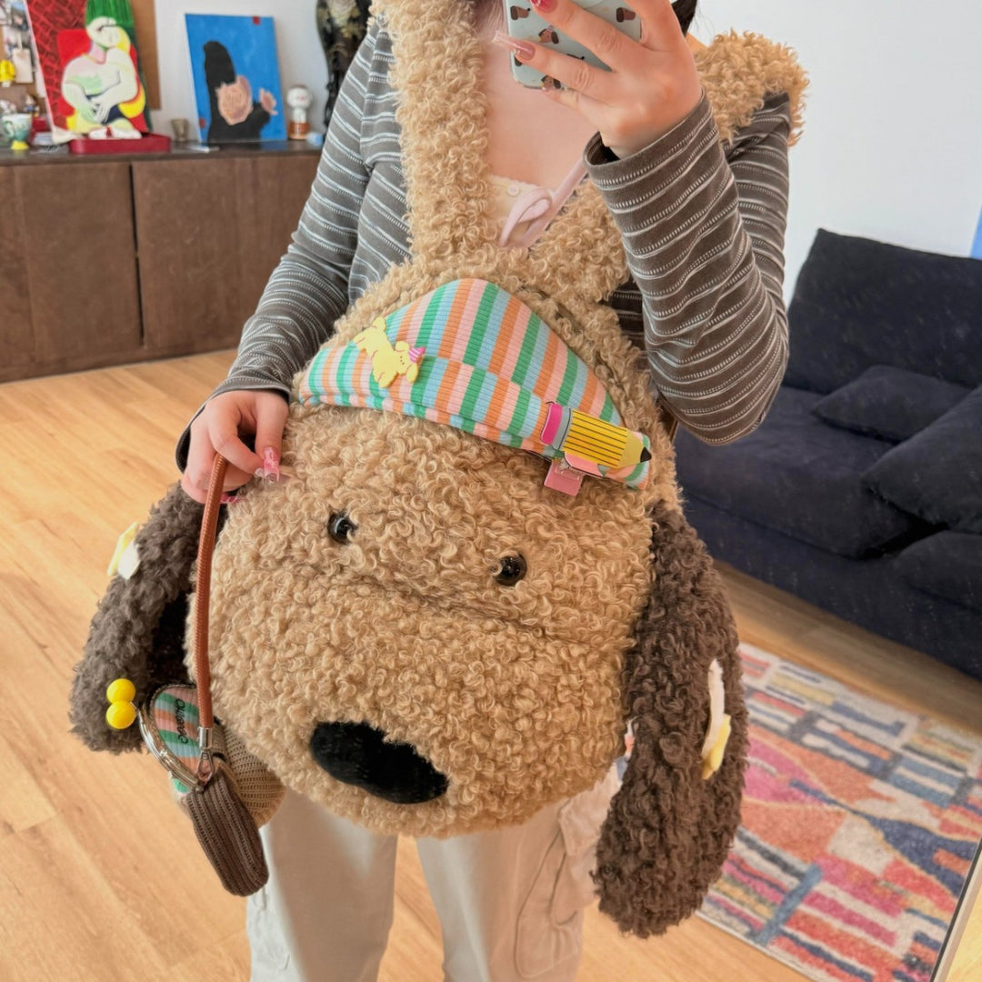 Backpack in playful animal design with ergonomic shoulder straps Bowlift