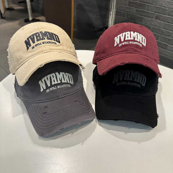 Men's Distressed Graphic Baseball Cap Bowlift