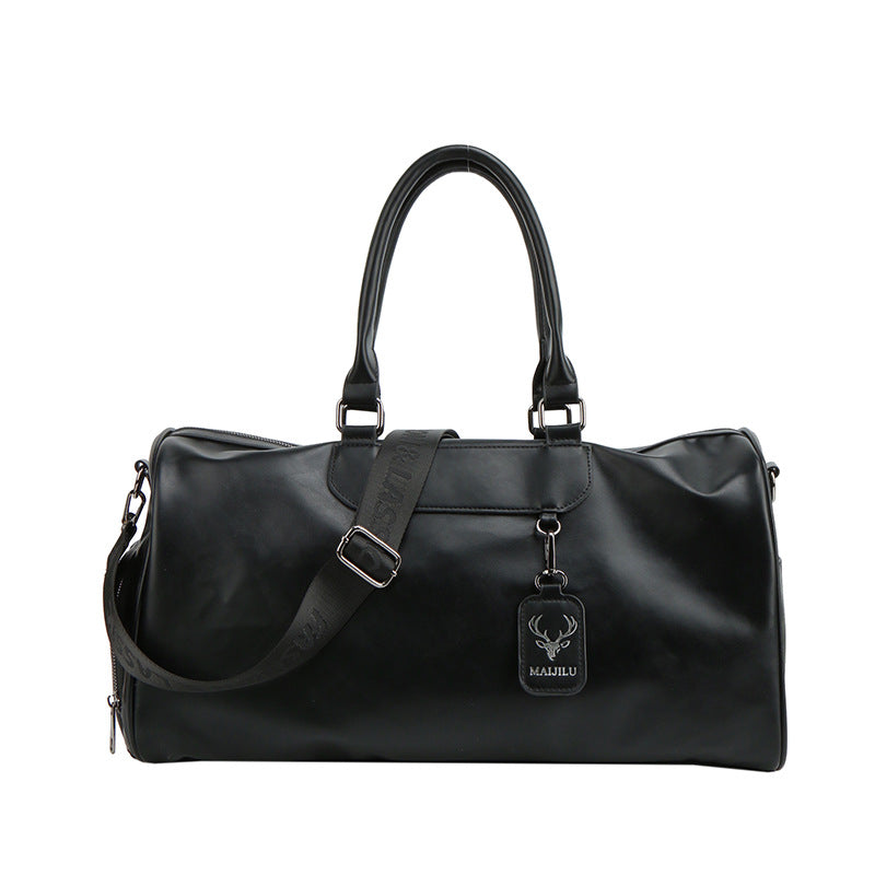 Premium Leather Travel Duffle Bowlift