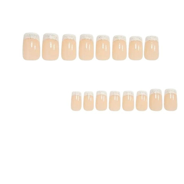 Classic French Tip Nail Art Bowlift